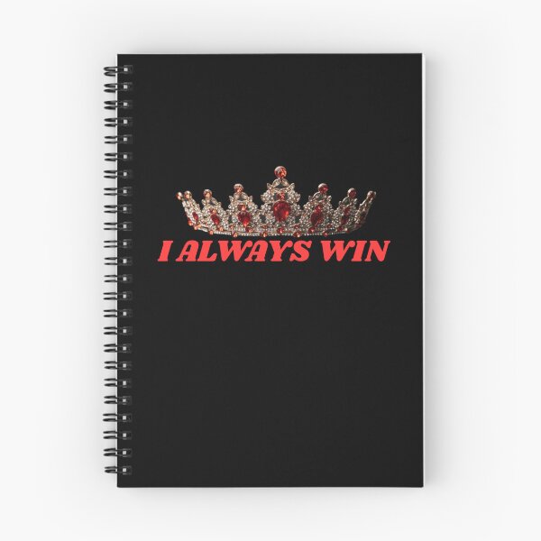Item preview, I Always Win Crown Motivation designed and sold by Nordova.