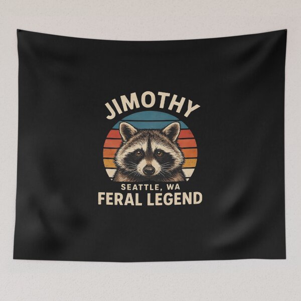 Item preview, Vintage Raccoon Feral Legend  designed and sold by dragonbol023.