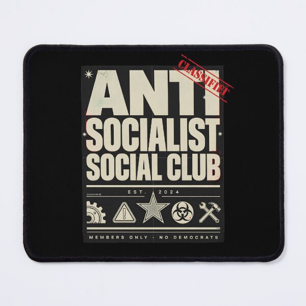 Item preview, Anti Socialist Social Club Bold Anti Socialism for Car Enthusiasts of Freedom designed and sold by Redgiant87x.