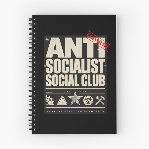 Item preview, Anti Socialist Social Club Bold Anti Socialism for Car Enthusiasts of Freedom designed and sold by Redgiant87x.