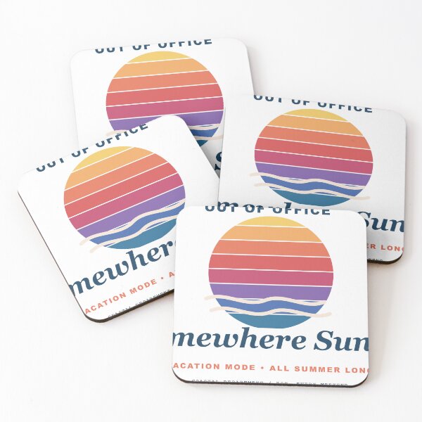 Item preview, Out of Office, Somewhere Sunny – Retro Summer Vacation T-Shirt designed and sold by WORN.THOUGHTS.