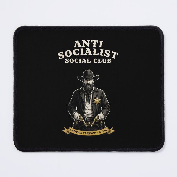 Item preview, Anti Socialist Social Club Funny Political for Freedom Lovers designed and sold by Redgiant87x.
