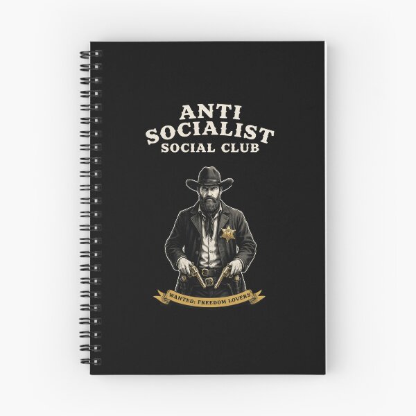 Item preview, Anti Socialist Social Club Funny Political for Freedom Lovers designed and sold by Redgiant87x.