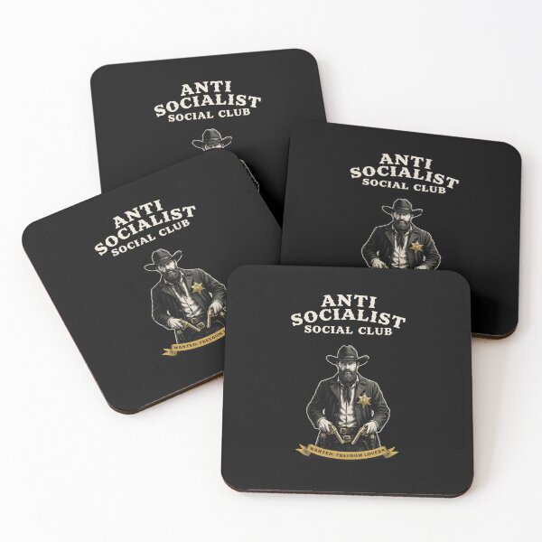 Item preview, Anti Socialist Social Club Funny Political for Freedom Lovers designed and sold by Redgiant87x.