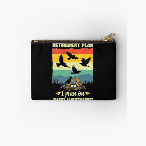Item preview, My Retirement Plan Is Birds - Funny Bird Watching Retro Sunset Art designed and sold by BendyBeasts.