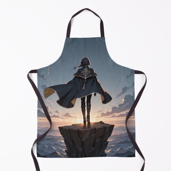Item preview, Fantastic Art - Enigmatic Character, Solitary Contemplation in an Epic Setting designed and sold by AnimeShin.