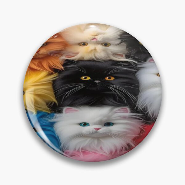Item preview, Multicolored Persian Cats - Rainbow Fluffy Cat Collection designed and sold by RAYBIL.