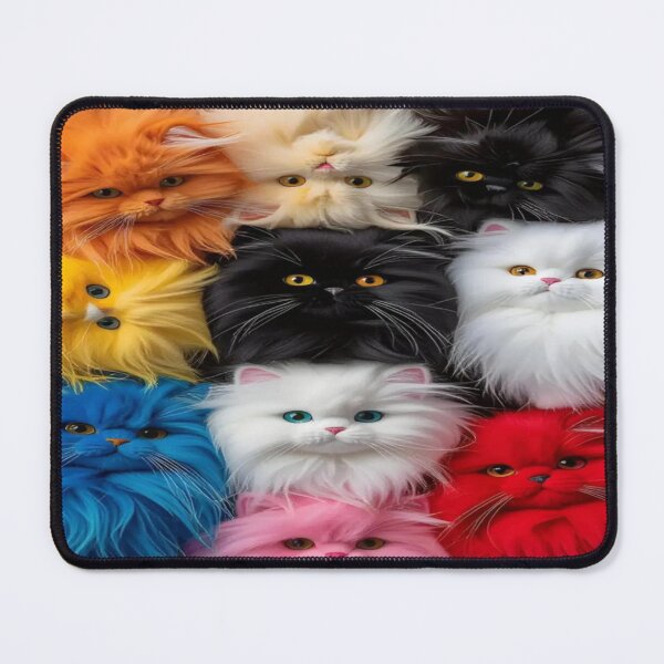Item preview, Multicolored Persian Cats - Rainbow Fluffy Cat Collection designed and sold by RAYBIL.