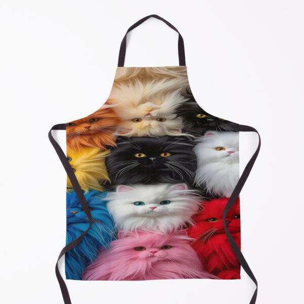 Item preview, Multicolored Persian Cats - Rainbow Fluffy Cat Collection designed and sold by RAYBIL.