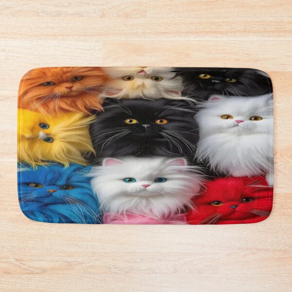 Item preview, Multicolored Persian Cats - Rainbow Fluffy Cat Collection designed and sold by RAYBIL.