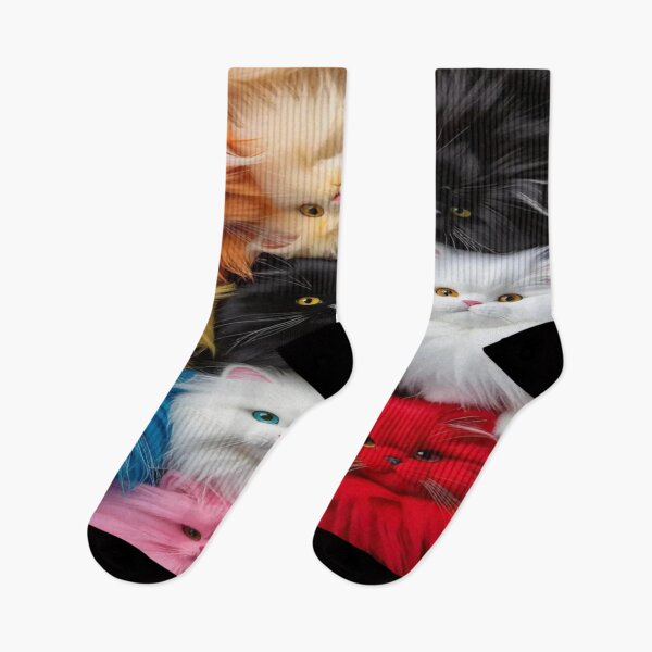 Artikelvorschau, Mehrfarbige Perserkatzen – Regenbogen-Flauschkatzen-Kollektion entworfen und verkauft von RAYBIL.
