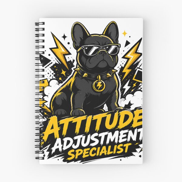 Item preview, Funny French Bulldog Attitude Adjustment Specialist Shirt designed and sold by PawVerse Studio ⭐⭐⭐⭐⭐.