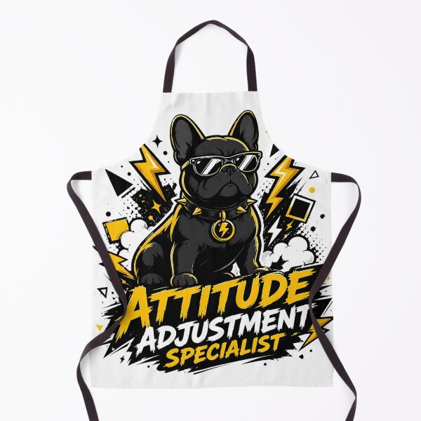 Item preview, Funny French Bulldog Attitude Adjustment Specialist Shirt designed and sold by PawVerse Studio ⭐⭐⭐⭐⭐.