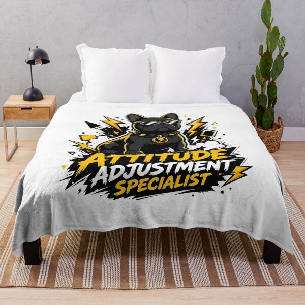 Item preview, Funny French Bulldog Attitude Adjustment Specialist Shirt designed and sold by SkylarK ⭐⭐⭐⭐⭐.