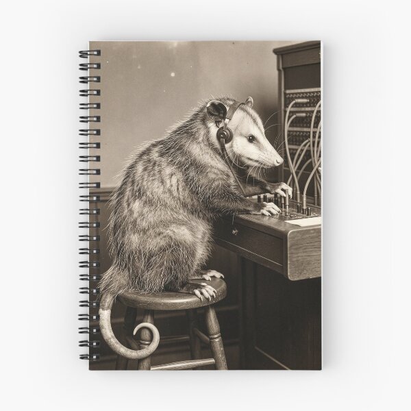 Item preview, Virginia Opossum Listens to the Local Gossip designed and sold by Tridentulus.