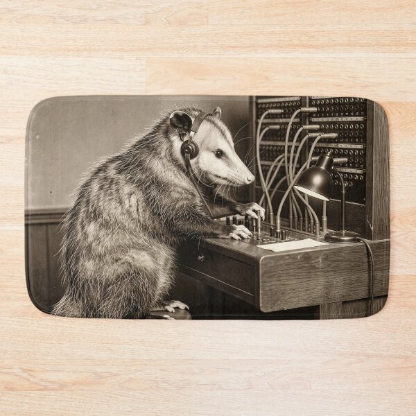 Item preview, Virginia Opossum Listens to the Local Gossip designed and sold by Tridentulus.