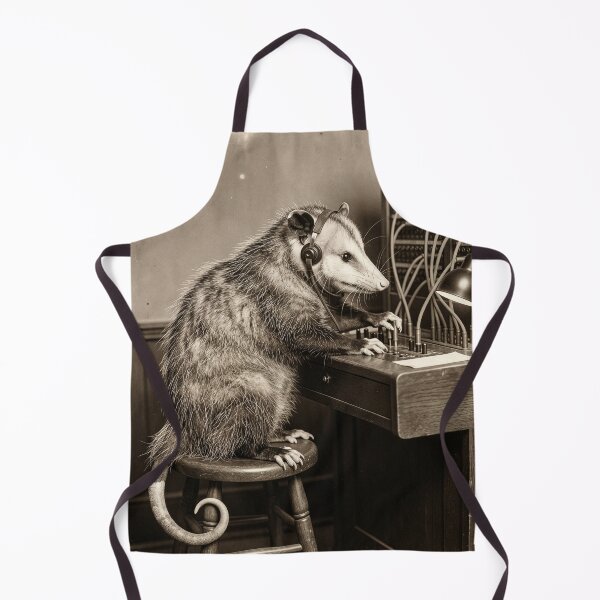 Item preview, Virginia Opossum Listens to the Local Gossip designed and sold by Tridentulus.