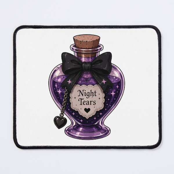 Item preview, Night Tears Potion Bottle | Gothic Witchcore Magic designed and sold by RidaSalArt.