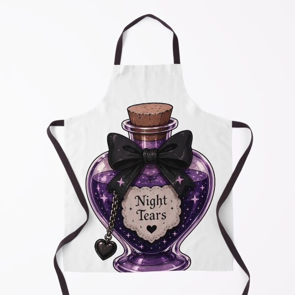 Item preview, Night Tears Potion Bottle | Gothic Witchcore Magic designed and sold by RidaSalArt.