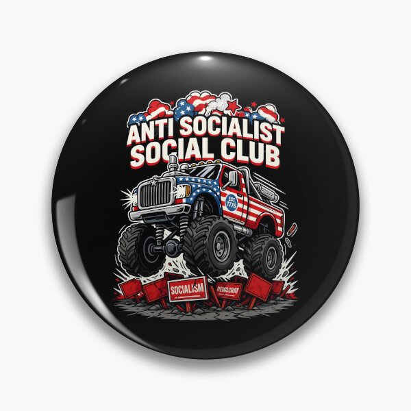Item preview, Anti Socialist Social Club Minimalist Funny Political designed and sold by Redgiant87x.