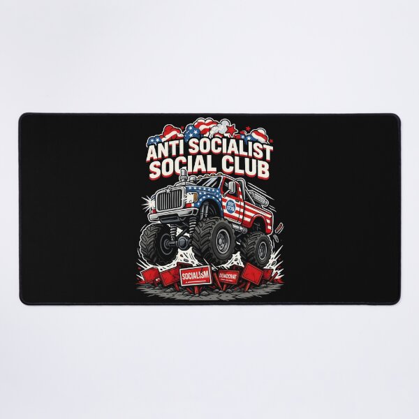 Item preview, Anti Socialist Social Club Minimalist Funny Political designed and sold by Redgiant87x.