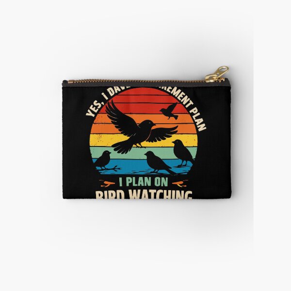 Item preview, My Retirement Plan Is Birds - Funny Bird Watching Retro Sunset Art designed and sold by BendyBeasts.