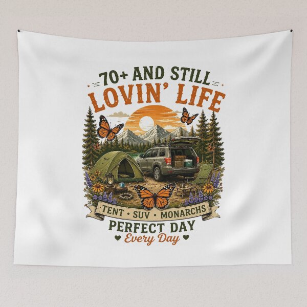 Item preview, Monarch Camper - 70+ And Still Lovin' Life (#0304C001) designed and sold by SarVonne Serenity Moments.