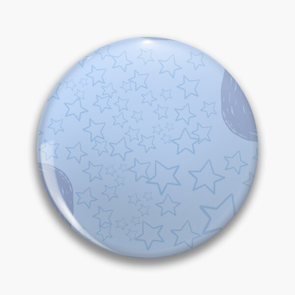 Item preview, Dreamy Pastel Blue Starry Waves Abstract Pattern Art designed and sold by NOUURRRR.
