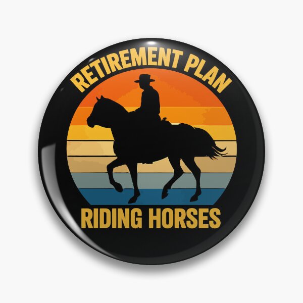 Item preview, Yes I Do Have A Retirement Plan - Funny Horse Riding Dad Grandpa Art designed and sold by BendyBeasts.