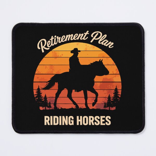 Item preview, Yes I Do Have A Retirement Plan - Funny Horse Riding Dad Grandpa Art designed and sold by BendyBeasts.