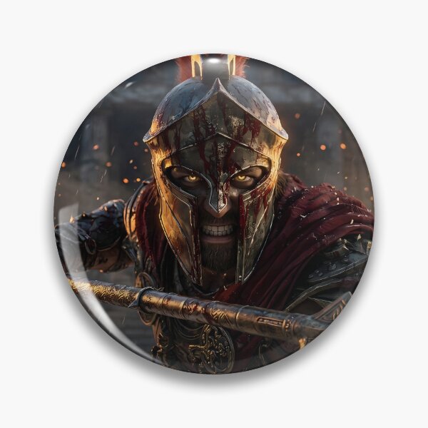 Item preview, Epic Spartan Warrior Spear Battle designed and sold by GalleryBrisArt.