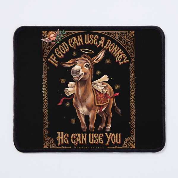 Item preview, If God Can Use A Donkey He Can Use You Funny Christian Jesus Religious Humor designed and sold by Redgiant87x.