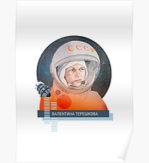 Valentina Tereshkova, Kosmonauta Poster