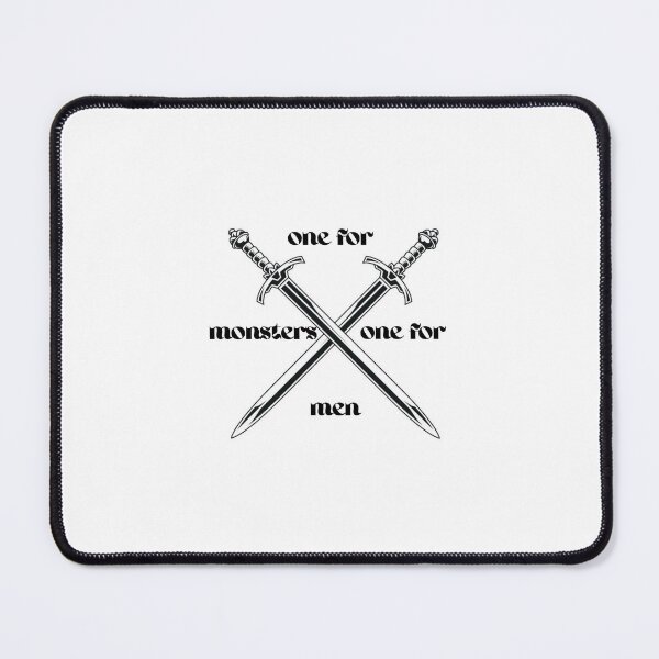 Item preview, One for Monsters, one for Men (black and white) designed and sold by oops-ink.