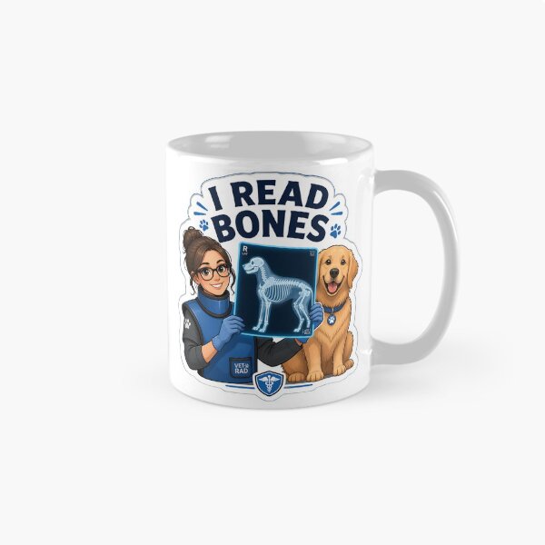 Item preview, I Read Bones – Veterinary Radiologist Funny X-Ray Vet Design designed and sold by Bettybee00.