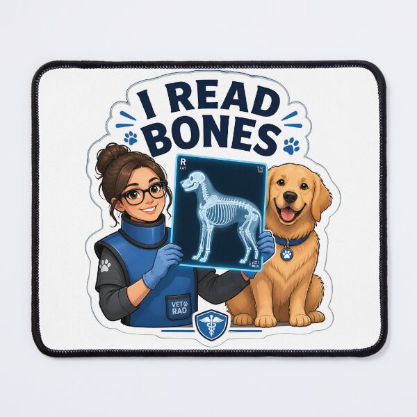 Item preview, I Read Bones – Veterinary Radiologist Funny X-Ray Vet Design designed and sold by Bettybee00.