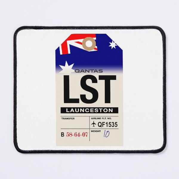 Item preview, Launceston (LST) Tasmania, Australia Airline Luggage Tag designed and sold by travelwitheric.
