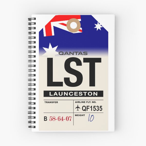 Item preview, Launceston (LST) Tasmania, Australia Airline Luggage Tag designed and sold by travelwitheric.
