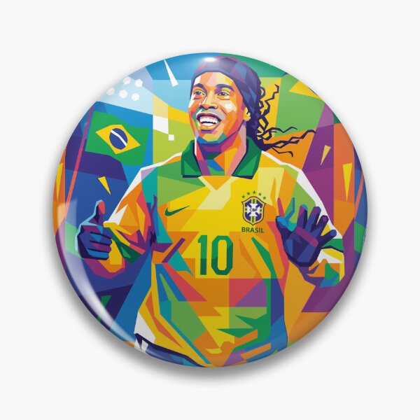 Item preview, The Legendary No 10 Brasil Ronaldinho WPAP Art  designed and sold by mazyoy.