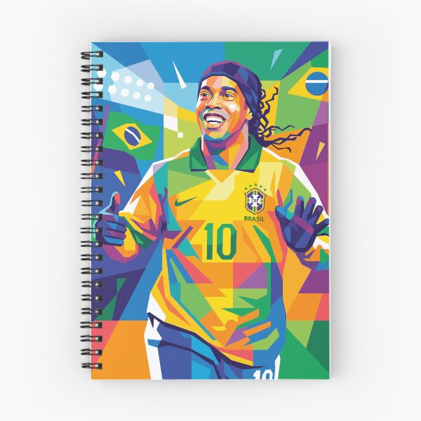 Item preview, The Legendary No 10 Brasil Ronaldinho WPAP Art  designed and sold by mazyoy.