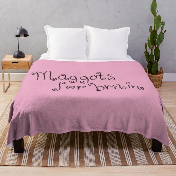 Item preview, maggots for brains designed and sold by hatgan.