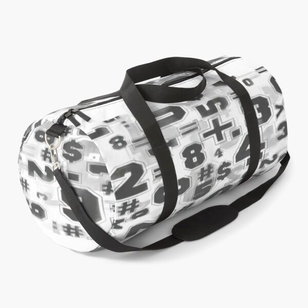 Item preview, Varsity Number Collage - Monochrome Mathematical Abstract Pattern designed and sold by RAYBIL.