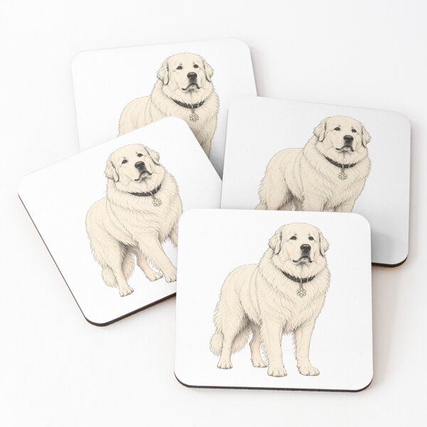 Item preview, Great Pyrenees in a snowy landscape designed and sold by Daily Quirk.