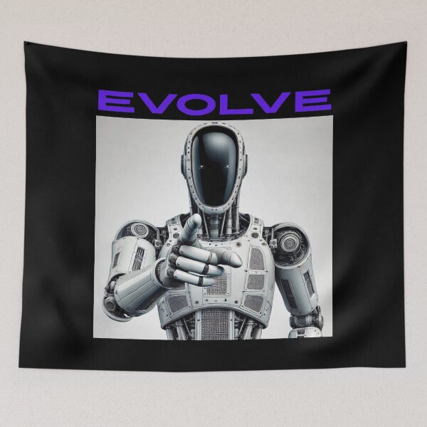 Item preview, Humanoid Robot Evolution T-Shirt | Future of AI & Human Innovation designed and sold by TEEJAMBOREE.