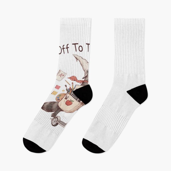 Item preview, Off to Teach Art Teacher Raccoon Funny Back to School designed and sold by rachid-elmesafy.