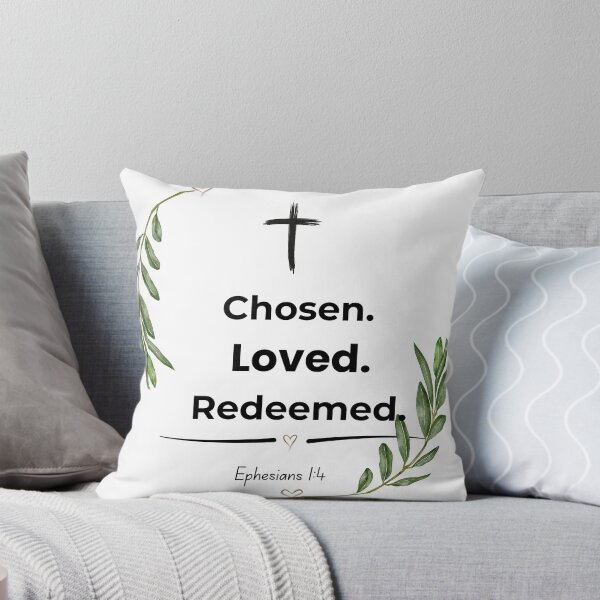 Item preview, Chosen Loved Redeemed – Ephesians 1:4 designed and sold by Grace & Ink.