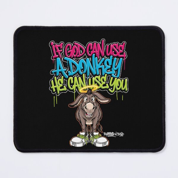 Item preview, If God Can Use A Donkey He Can Use You Funny Catholic Bible Humor designed and sold by Redgiant87x.