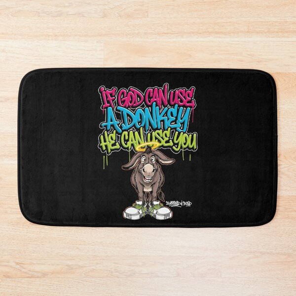 Item preview, If God Can Use A Donkey He Can Use You Funny Catholic Bible Humor designed and sold by Redgiant87x.