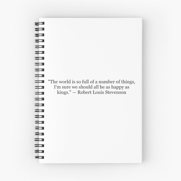 Item preview, The World Is So Full of a Number of Things | Robert Louis Stevenson Poetry Print | Literary Wall Art designed and sold by The Prose Atelier.