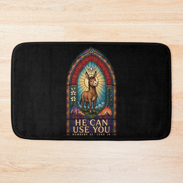 Item preview, If God Can Use A Donkey He Can Use You Biblical Religious Humor for Jesus Followers designed and sold by Redgiant87x.